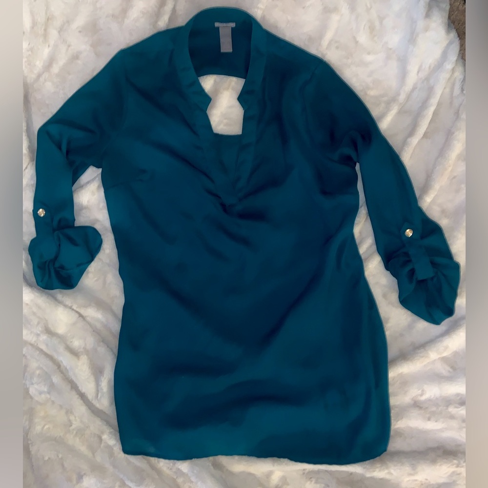 Silky, lightweight long sleeve/ 3/4 sleeve